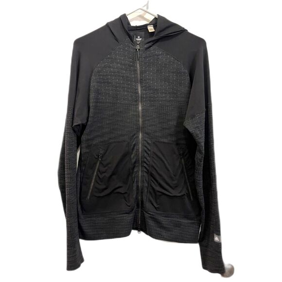 Adidas x Reigning Champ Black Gray Full Zip Hoodie Jacket   Mens Size Large - Picture 2 of 8